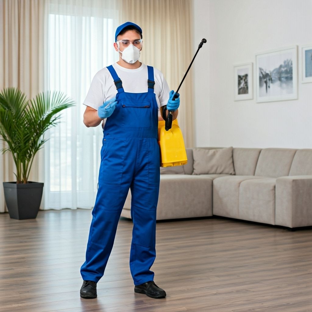 Dedetização profissional em Recife PE - Técnico aplicando inseticida